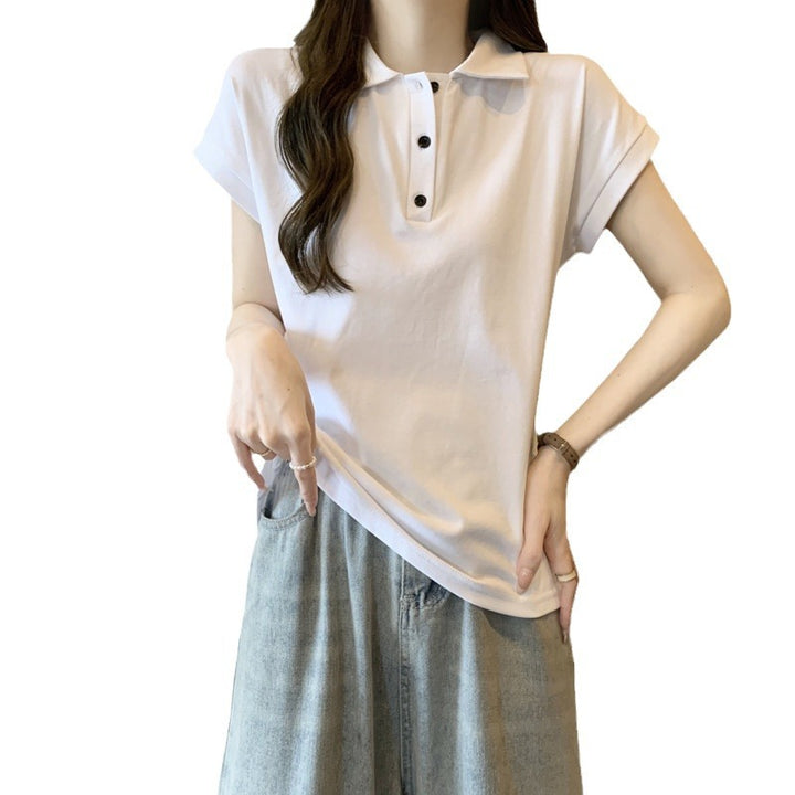 Femme Classic Polo-Shirt med elegant krave design Stilla