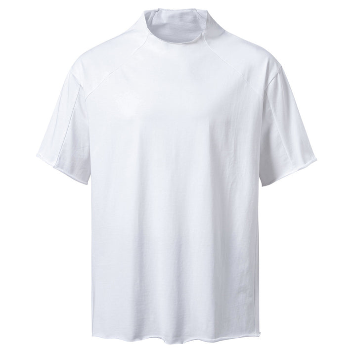 Herrer Højkrave Fritid T-Shirt Stilla