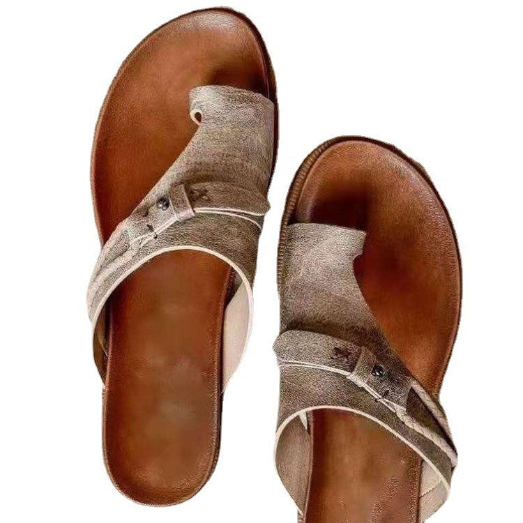 Dame Komfortable Tøfler-sandaler med moderne remdesign og anatomisk fodseng Stilla