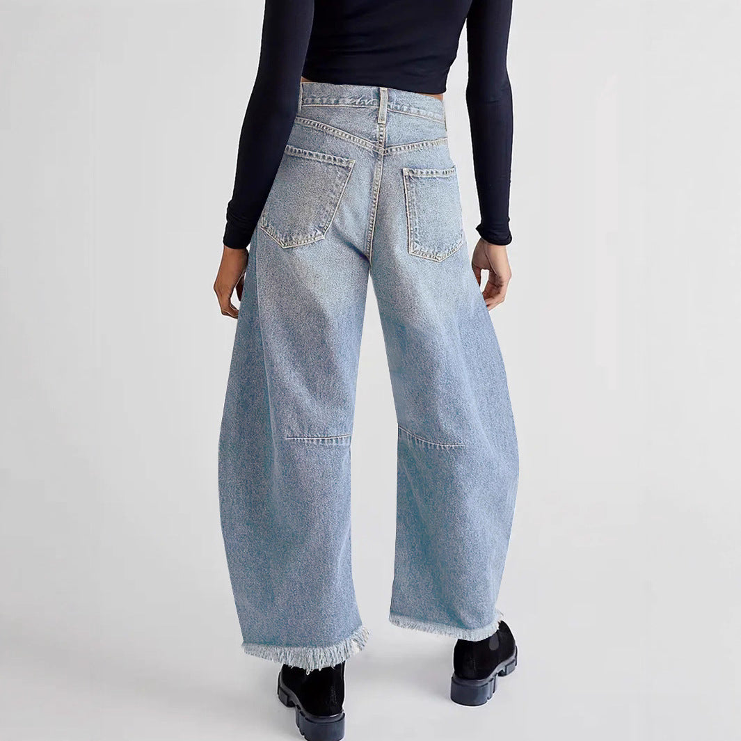 Damer Løse Jeans i Vintage-look Stilla