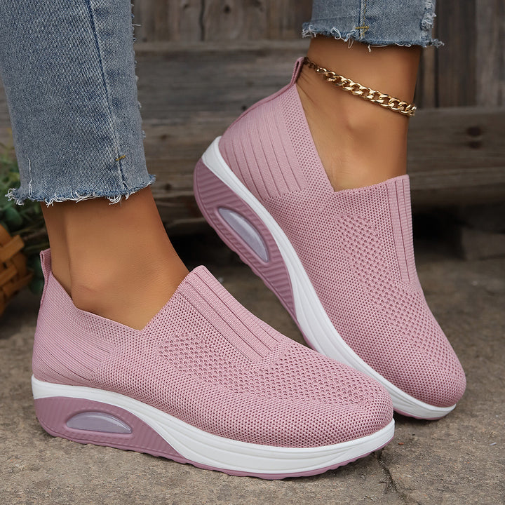 Dame Slip-On Sneakers med åndbart overmateriale og komfortabel sål Stilla