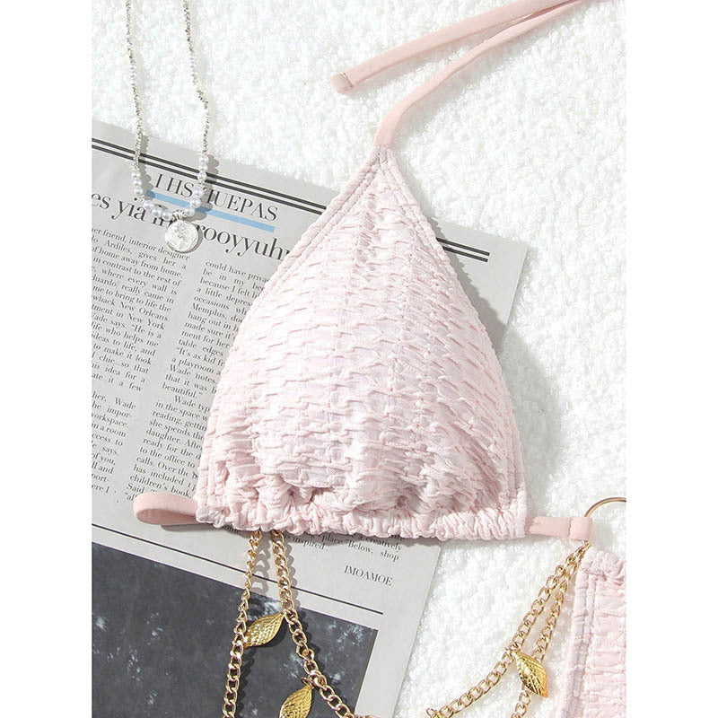 Dame Triangel-Bikini med elegante vedhæng-design og åndbart materiale Stilla