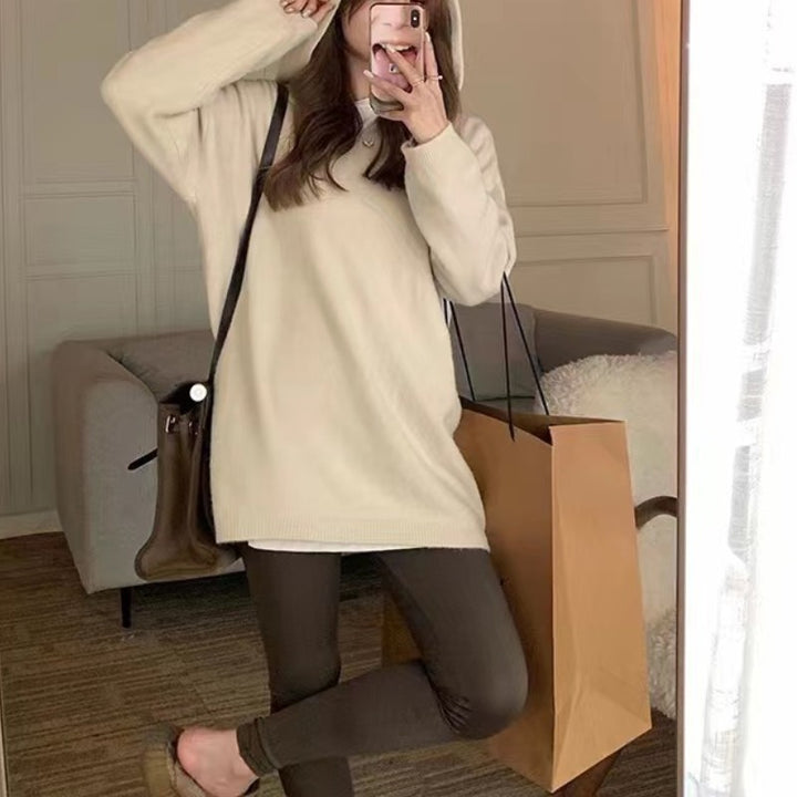 Damer casual hoodie med en løs pasform og elegant finish Stilla