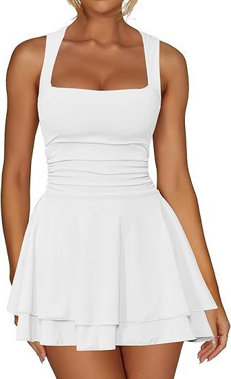Dame Sporty Wrap Dance Suit med volumøs kant Stilla