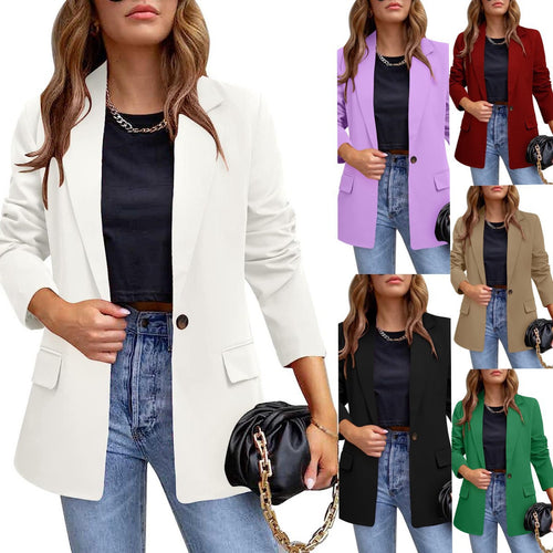 Dame Elegant Blazer med moderne snit og praktiske lommer Stilla