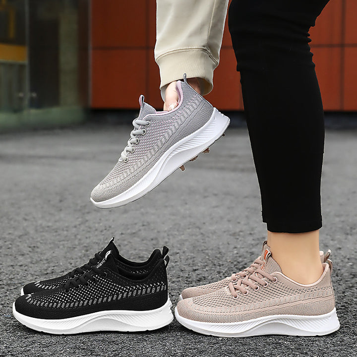 Dame Sporty Åndbare Sneakers med elastisk Overdel Stilla