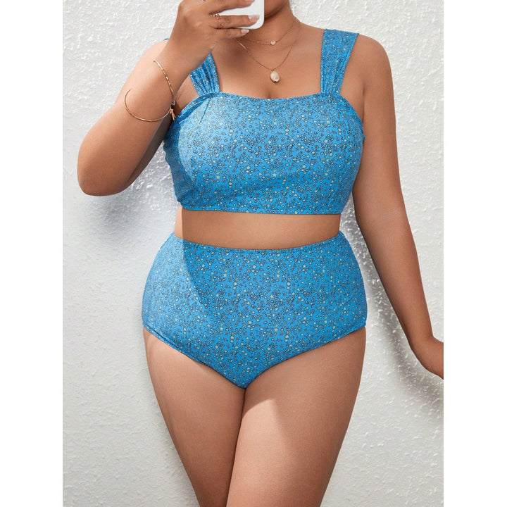 Dame Crop-Top bikini med høj talje Skovae