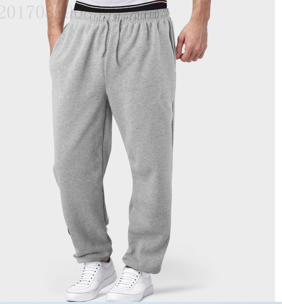 Herre komfortable joggingbukser med elastisk talje og sidelommer Skovae
