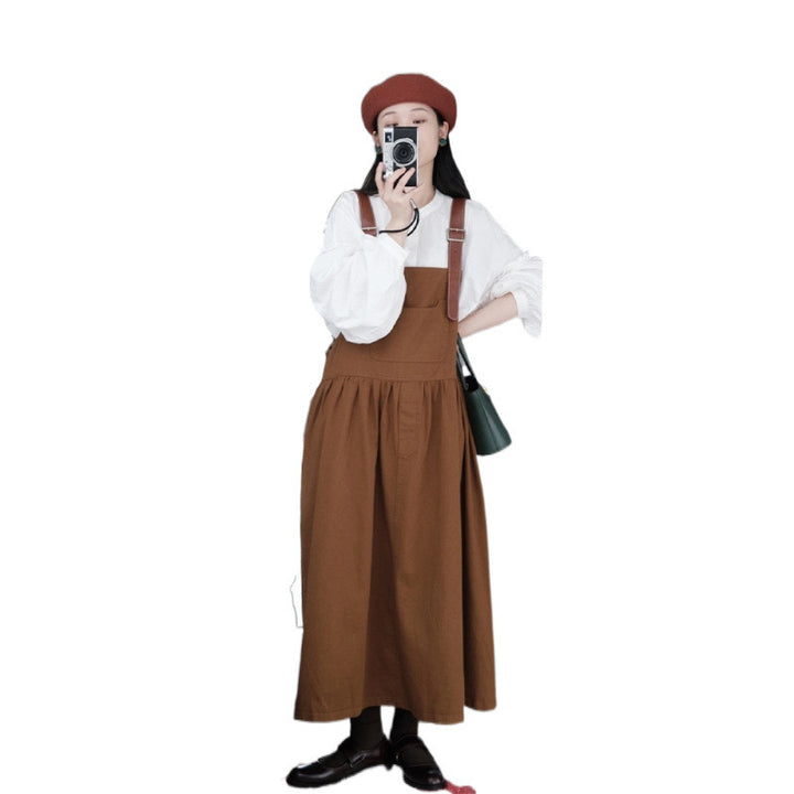 Femme Justerbare Strop Maxi Kjole Stilla