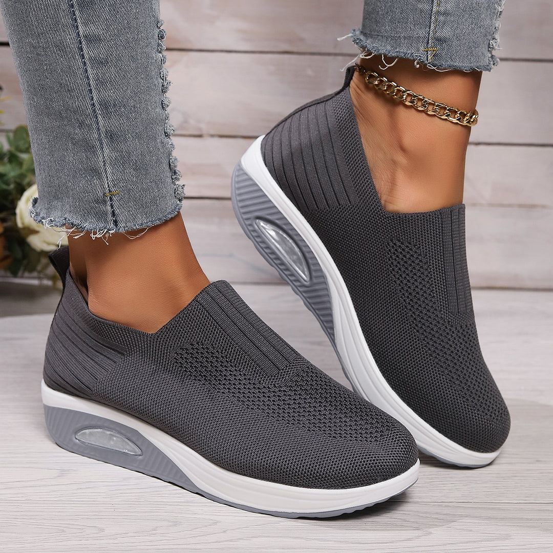 Dame Slip-On Sneakers med åndbart overmateriale og komfortabel sål Stilla