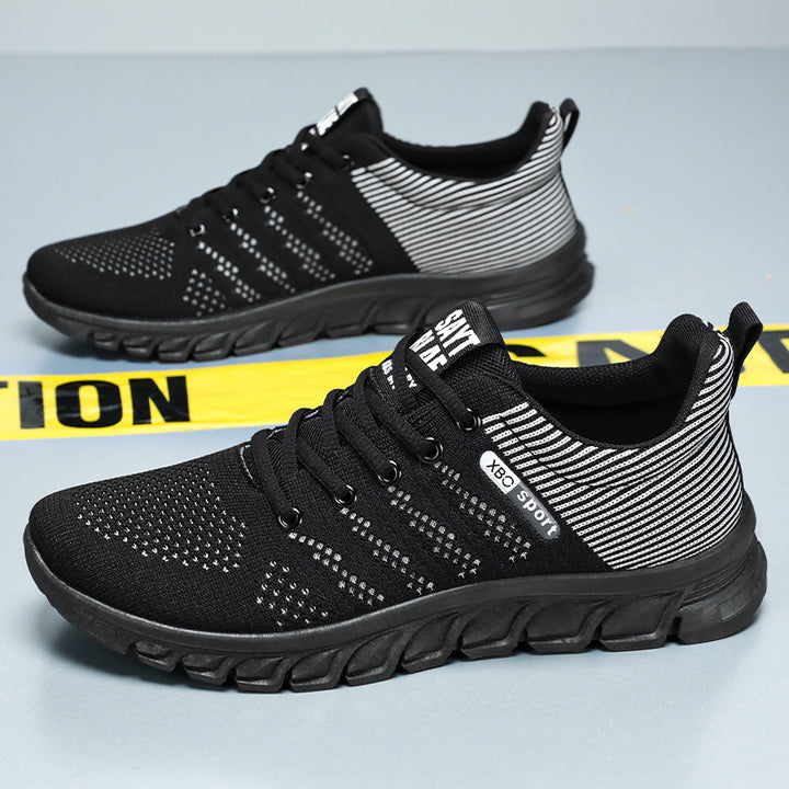 Herrer Sporty Fitness-Sneakers med åndbart mesh og stødabsorberende sål Stilla