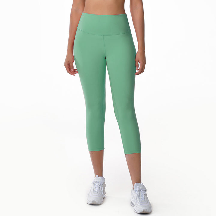 Dame højtydende leggings med høj talje og åndbart stof Stilla