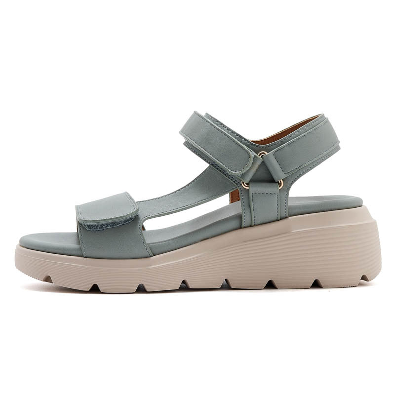 Dame Plateau-sandaler med justerbare remme og stødabsorberende sål Stilla
