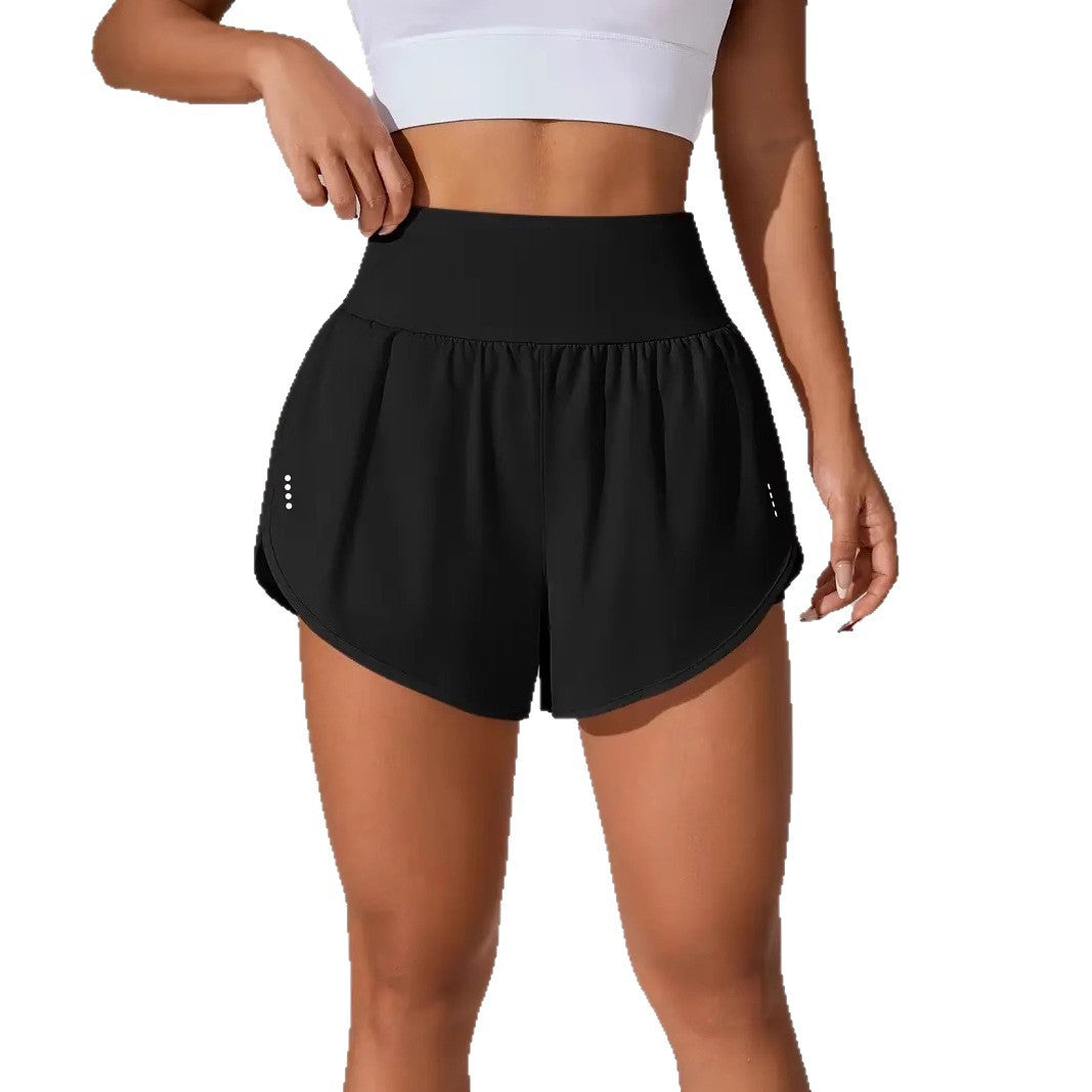 Dame Sporty Løbe shorts med strækbart liv og åndbare mesh-indsæt Stilla