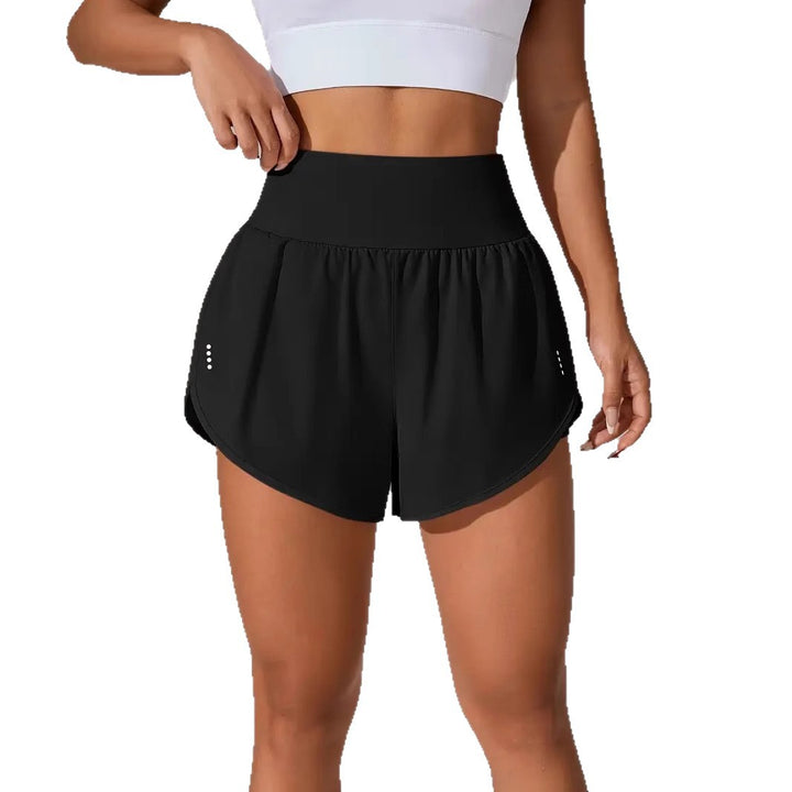 Dame Sporty Løbe shorts med strækbart liv og åndbare mesh-indsæt Stilla