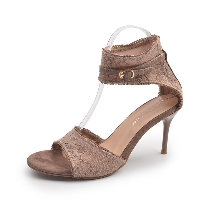 Kvinder Elegante Klare Remme Højhælede Sandaler Stilla