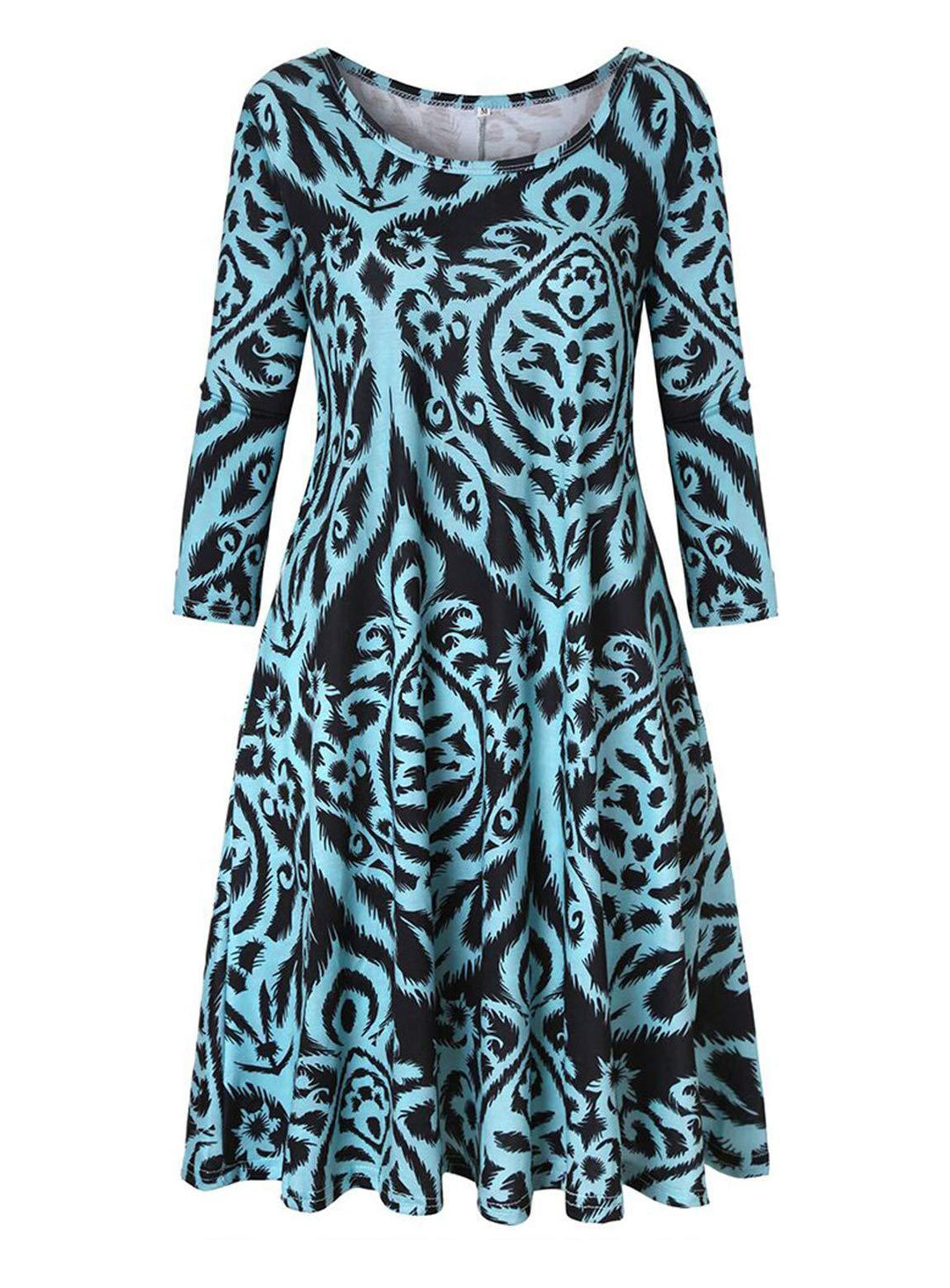 Dame Mode Tøj Kjole i elegant Boho-stil Stilla