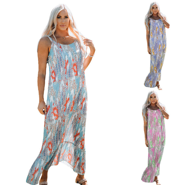 Dame Bohemian Maxi Kjole Stilla