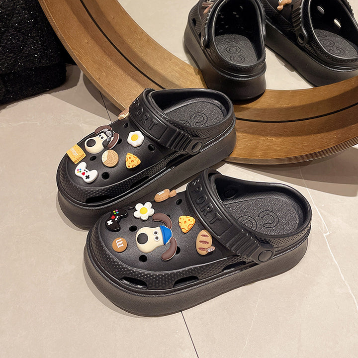 Dame Let og legende Clogs med kreative applikationer Stilla