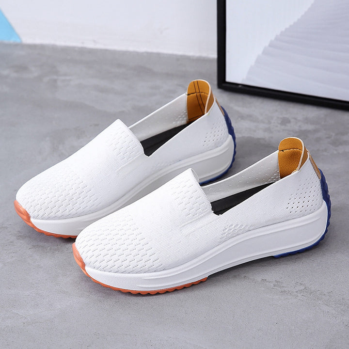 Dame Komfortable Slip-On Fritidssko med åndbart Overmateriale Stilla
