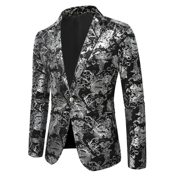 Herrer Ornate Moderne Skræddersyet Blazer Stilla