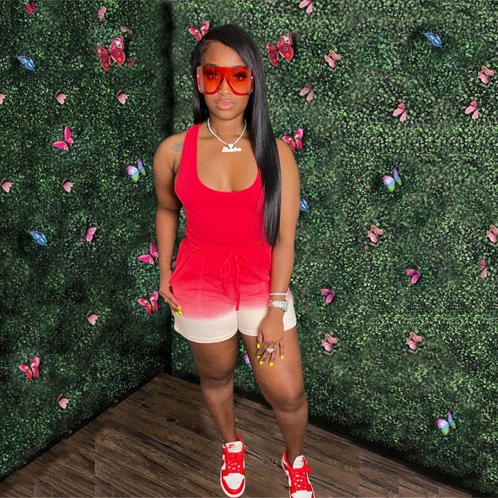 Dame Sporty Jumpsuit med farvegradient Stilla