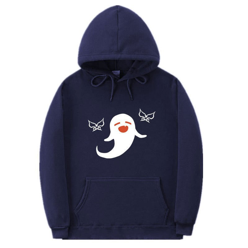 Dame Hoodie med Legende Spøgelse Design Skovae