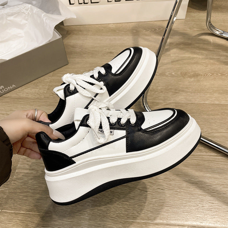 Dame Chunky Sneakers i sporty design med tyk plateau og robust overmateriale Stilla