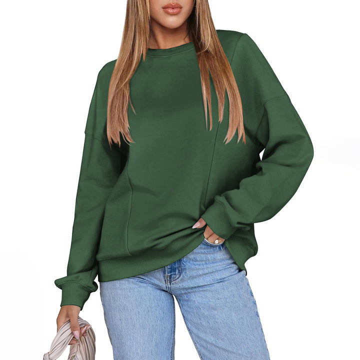 Dame afslappet oversized sweater med moderne snit og blødt foer Stilla