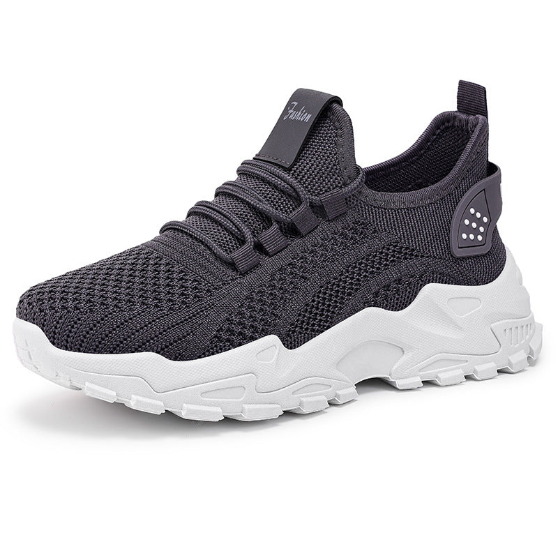 Dame Sporty fritidssneakers med åndbar netstruktur og dæmpende sål Stilla