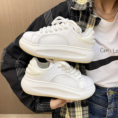 Dame sneakers i afslappet design med forstærket sål Stilla