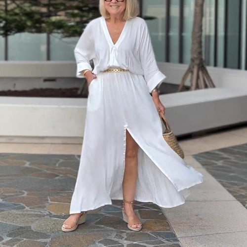 Dame lang jumpsuit med elegant snit Stilla