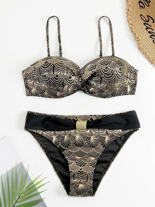 Damer Elegant Underbust-Bikini-Sæt Stilla