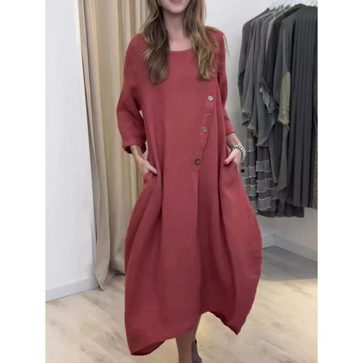 Stilla | Overalls med rund hals og lange ærmer
