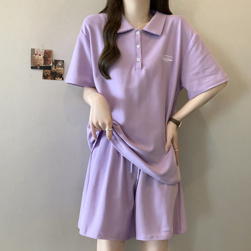 Femme Polo Stil Lounge Sæt Stilla