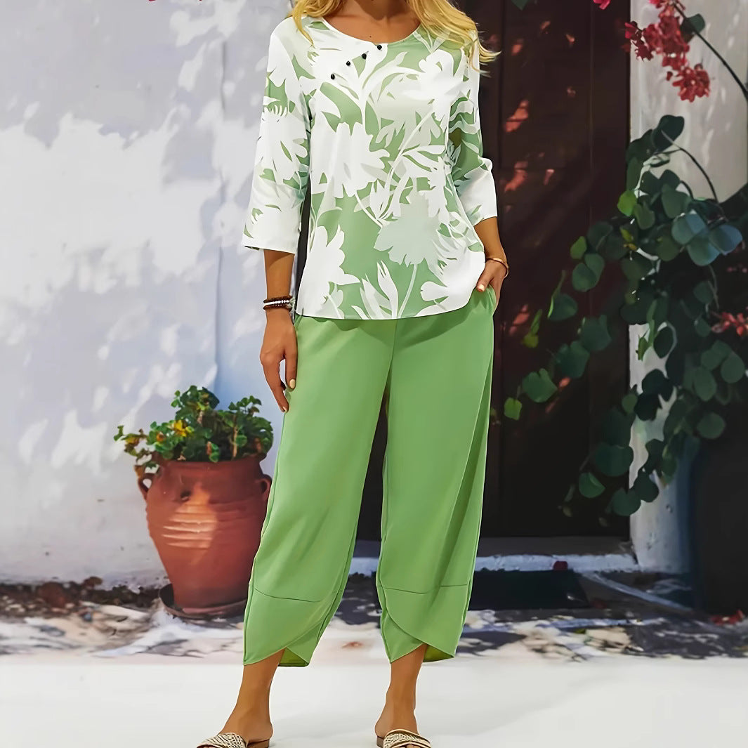 Dame blomster mønster lounge sæt Stilla