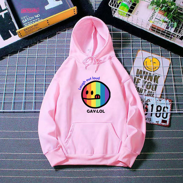 Kvinder hoodie med farverig grafisk print Skovae