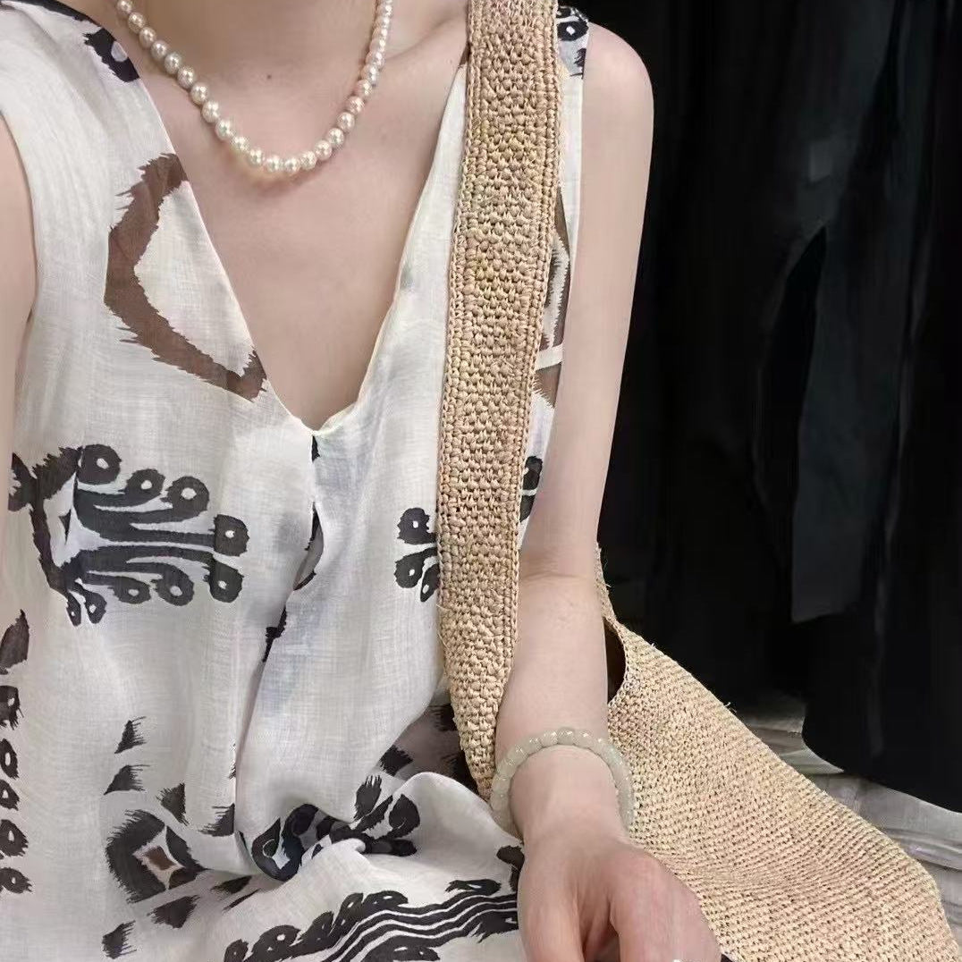 Femme Elegante Bohemian Maxi Kjole Stilla
