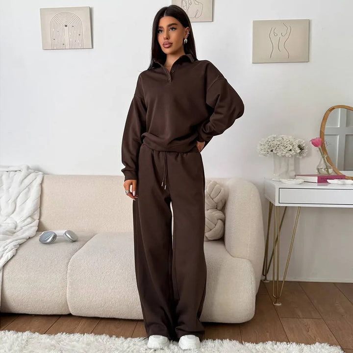 Dame elegant polo t-shirt med en afslappet pasform og bløde materialer