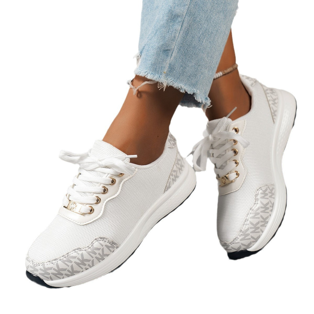 Dame Sporty Sneakers med moderigtige accenter og åndbart overmateriale Stilla