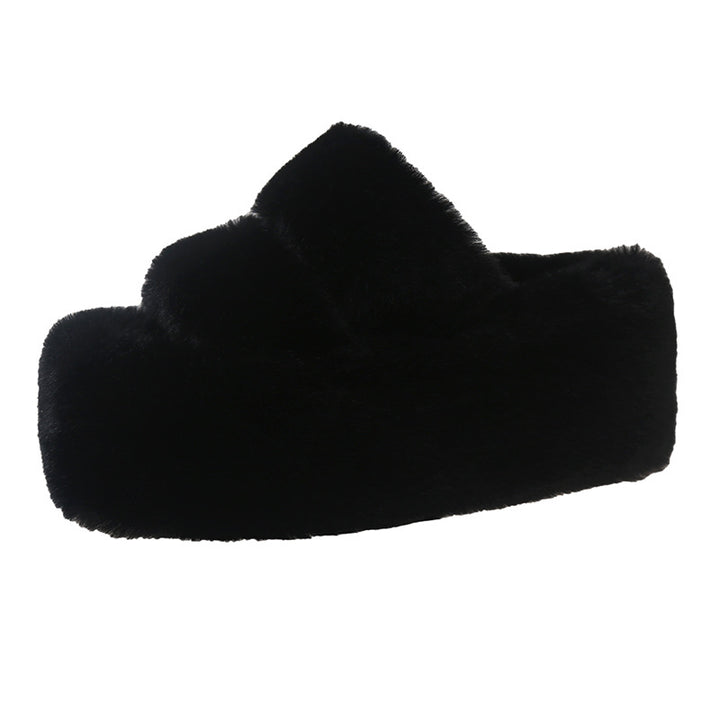 Femme Cozy Kunstpels Hjemmesko Slides Stilla