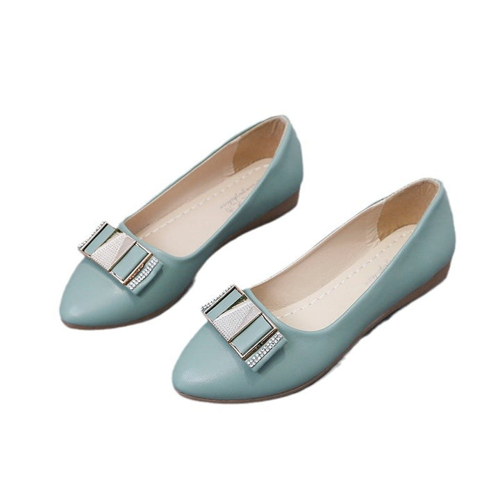 Dame elegante Ballerinas med mode smykke detalje Stilla
