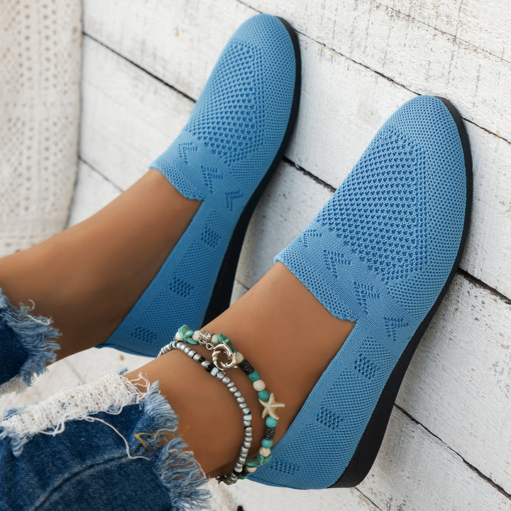 Dame Åndbare Slip-On Espadrilles med fleksibel Sål Stilla