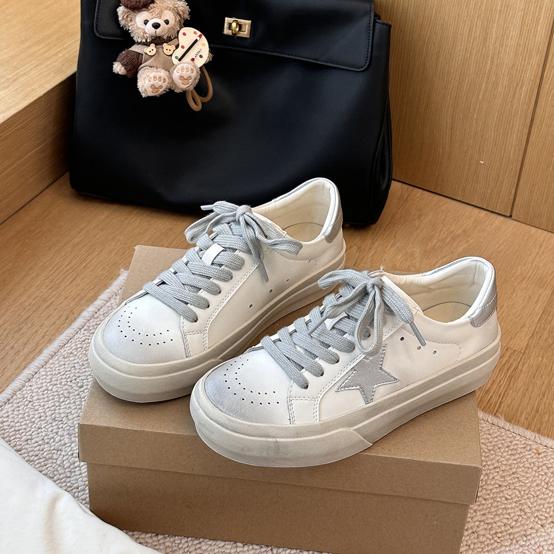 Dame Casual Star-Accent Sneakers Stilla