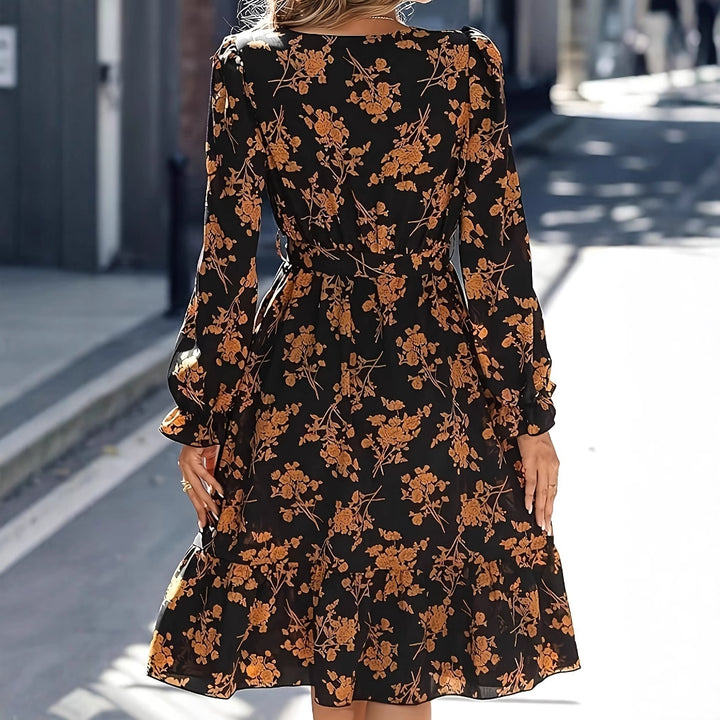 Dame blomsterkjole Stilla