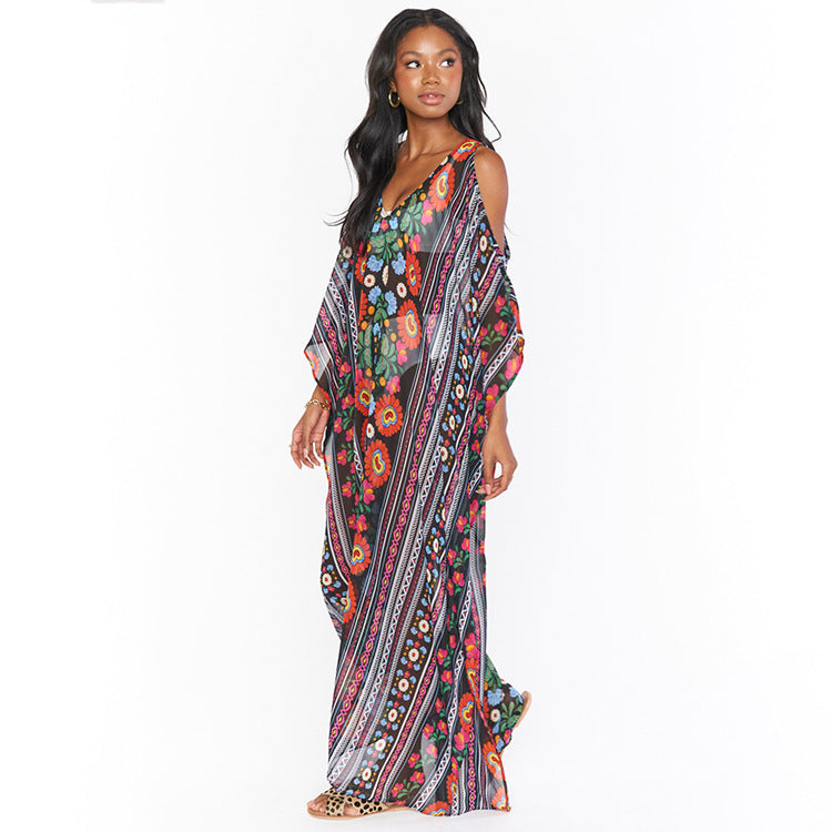 Dame sommerkjole i boho stil Stilla