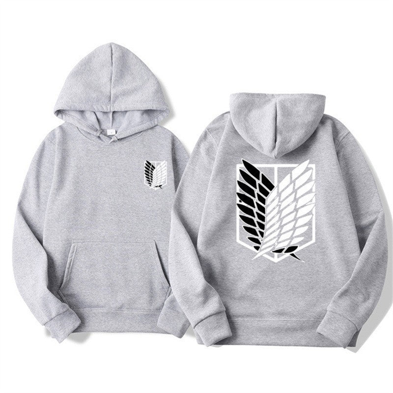 Dame hoodie med moderne anime design og praktisk kengurulomme Skovae