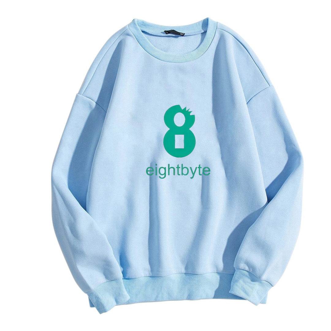 Kvindernes hyggelige sweatshirt med modern print Skovae