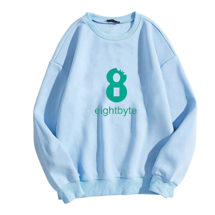 Kvindernes hyggelige sweatshirt med modern print Skovae