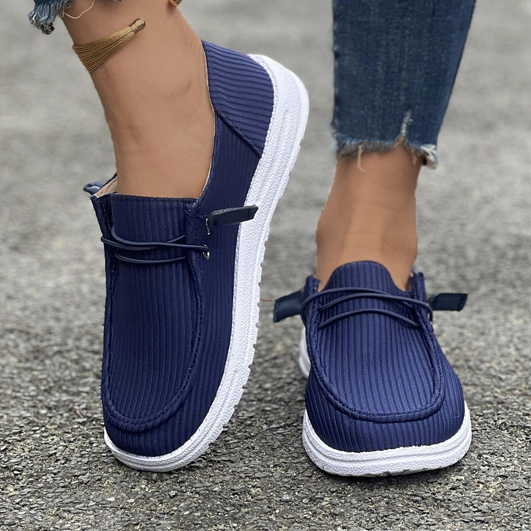Dame afslappede Slip-On sko med elastisk komfort Stilla